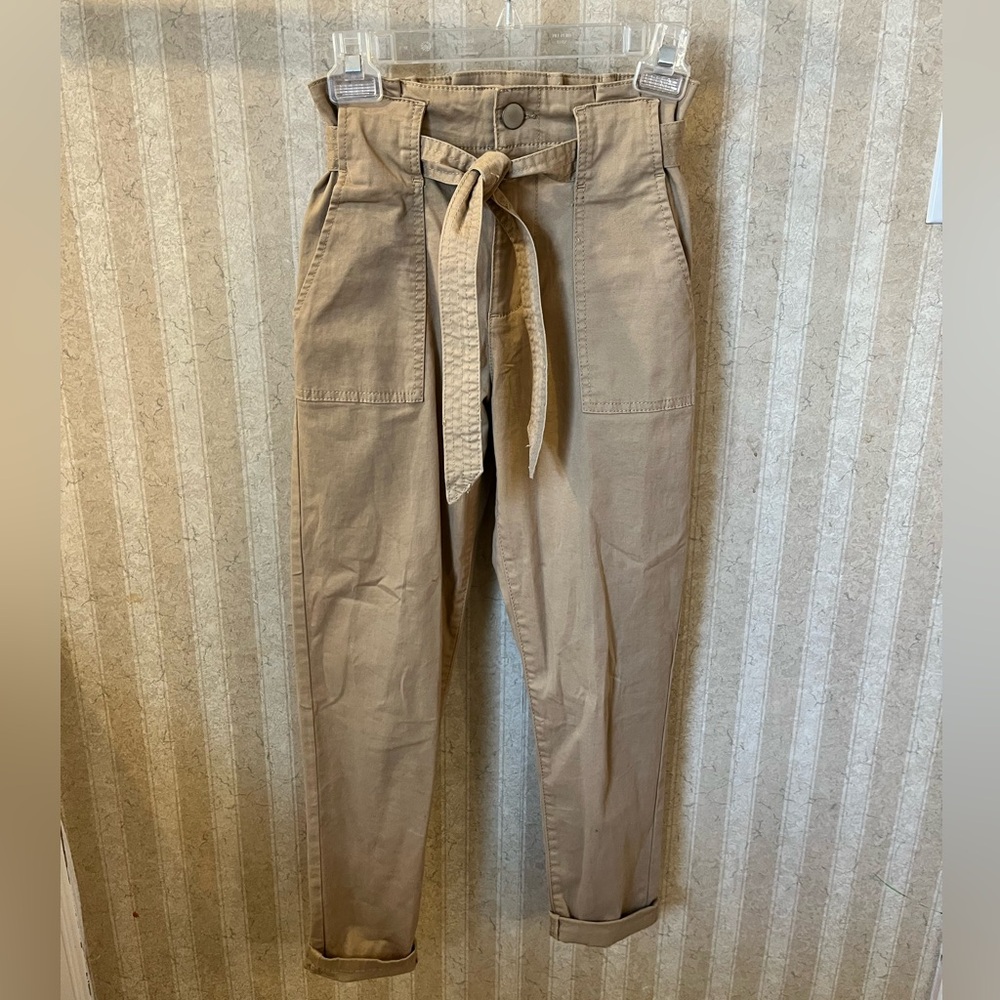 high rise skinny khakis for women